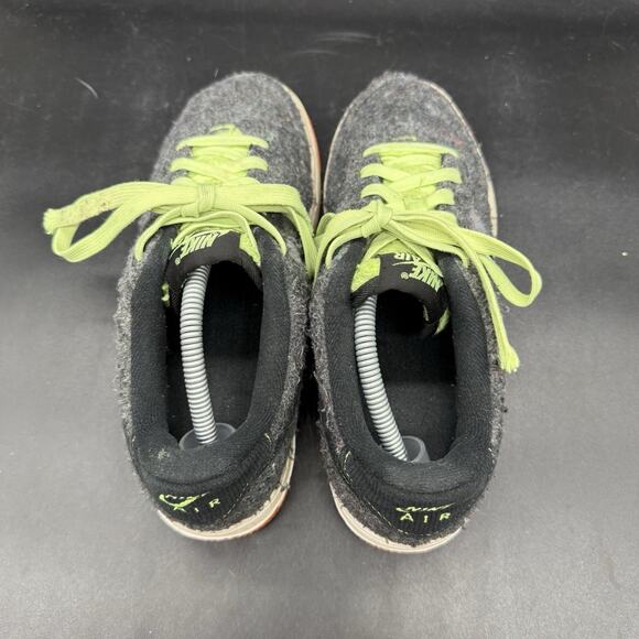 Nike Air Force 1 LV8 GS Black Green Sneaker DZ5287-001 Youth Size 5Y Womens 6.5 - Picture 5 of 7